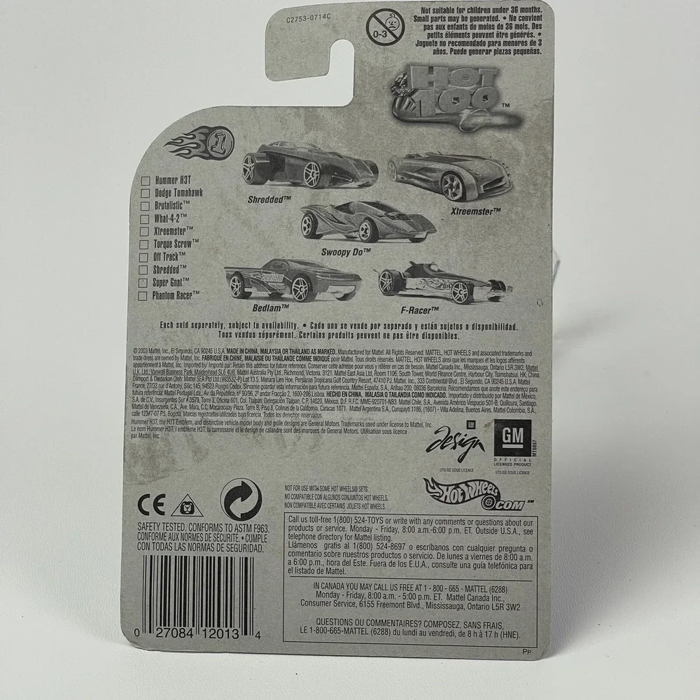 Hot Wheels 2004 First Editions 060 Hummer‎ H3T Black GM Design Official General